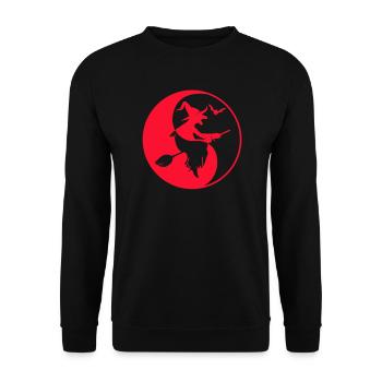 Sorcières mystiques Sorcière occulte gothique - Sweat-shirt Unisexe - noir - Devant - Alina (178cm) & Michal (187cm)