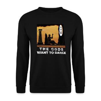 Hardcore Rave Music Raver EDM DJ House Music - Unisex Sweatshirt - black - Front - Alina (178cm) & Michal (187cm)