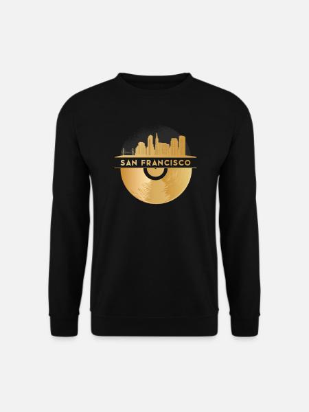 Vinyl-Schallplatte Disco-Musik - Unisex Pullover - Schwarz