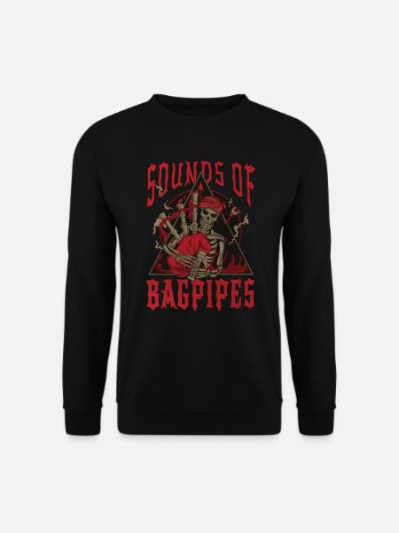 Bagpiper Scottish bagpipe sound - Unisex Sweatshirt - black