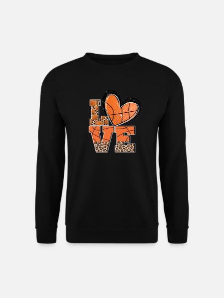 Basketballer Basketball-spieler Love Basketball - Unisex Pullover - Schwarz