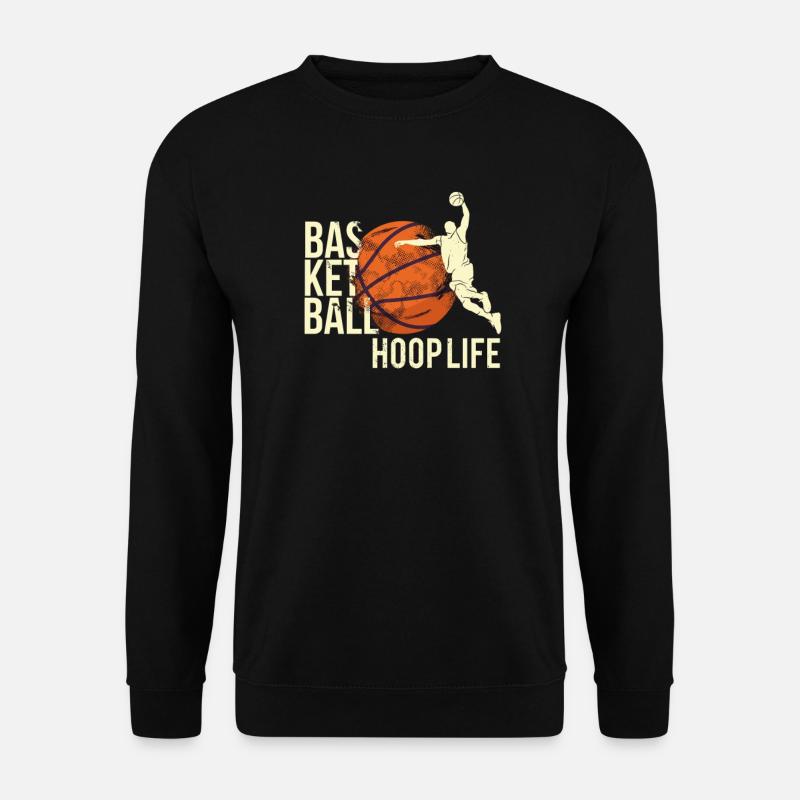 Basketteur basketteur basketteur « HOOP-LIFE » - Sweat-shirt Unisexe - noir