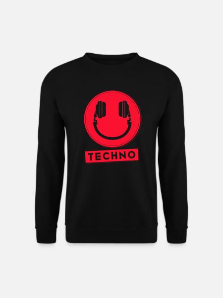Hardcore-Rave Musik Raver 90s EDM DJ Rave - Unisex Pullover - Schwarz