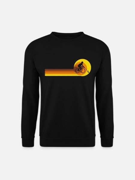 Fahrrad Rad-Polo Radfahrer Vintage 70er 80er Polo - Unisex Pullover - Schwarz