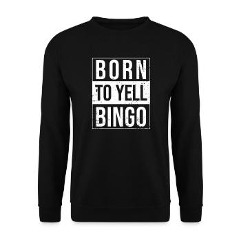 Bingo Player Bingo Game Bingo Game Games Bingo - Unisex Sweatshirt - black - Front - Alina (178cm) & Michal (187cm)