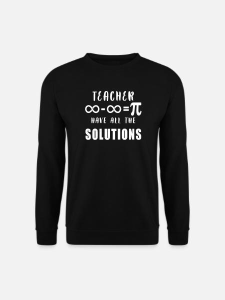 Physik, Biologie, Chemie Naturwissenschaften - Unisex Pullover - Schwarz