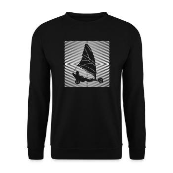 Voile sur sable Windracer Voile terrestre Marin terrestre - Sweat-shirt Unisexe - noir - Devant - Alina (178cm) & Michal (187cm)