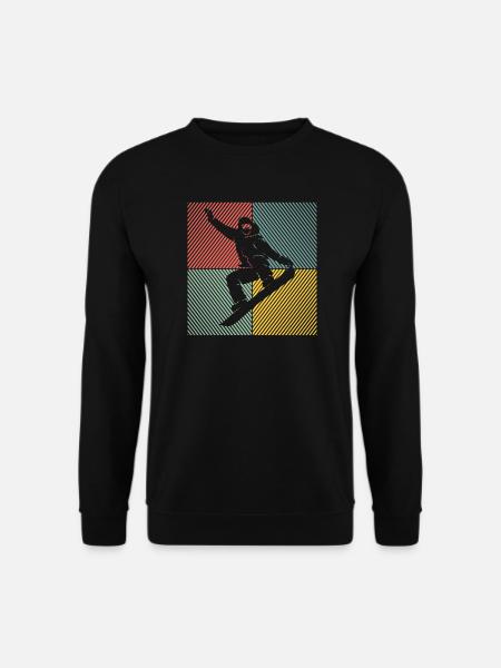 Skiing Ski Ski Lift Skiing Skiing Skis - Unisex Sweatshirt - black