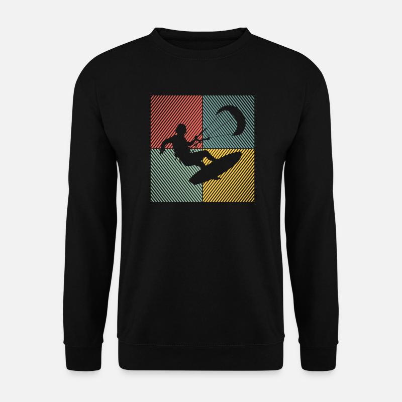 Kitesurf Kiteboard Kitesurfen Kite-Surf-board - Unisex Pullover - Schwarz