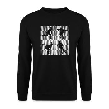 Inline-Skating Rollerskates Inline-Skater - Unisex Pullover - Schwarz - Vorne - Alina (178cm) & Michal (187cm)
