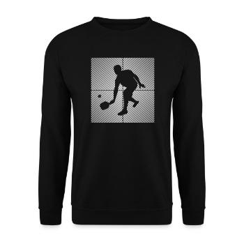 Pickleball Player Pickleball Balls Game - Unisex Sweatshirt - black - Front - Alina (178cm) & Michal (187cm)