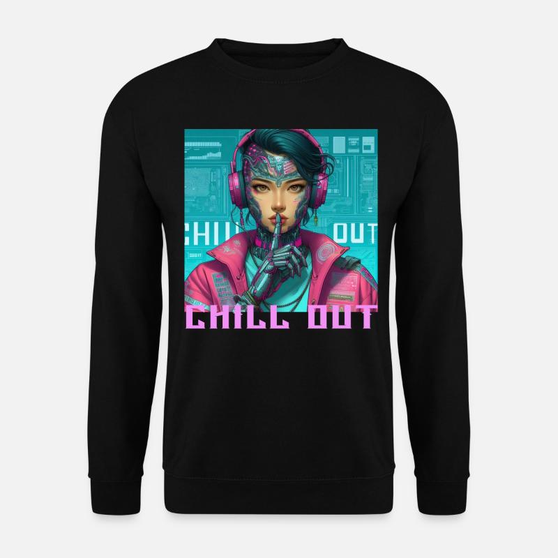 Chill doch - Unisex Pullover - Schwarz