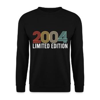 Vintage 2004 Anniversaire Année de naissance Retro seashell - Sweat-shirt Unisexe - noir - Devant - Alina (178cm) & Michal (187cm)