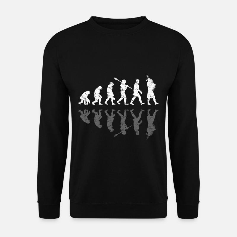Bagpipe Evolution Woodwind Instrument - Sweat-shirt Unisexe - noir