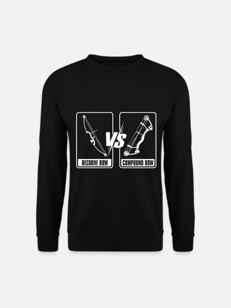 Tir à l’arc Flèche Tir à l’arc Tir à l’arc - Sweat-shirt Unisexe - noir