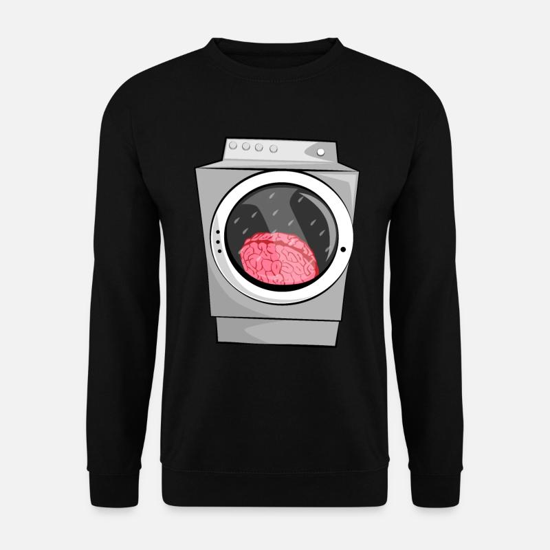 Brainwash in der Waschmaschine - Unisex Pullover - Schwarz