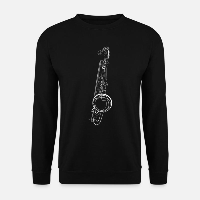 Saxophonist Saxophon Musiker - Unisex Pullover - Schwarz