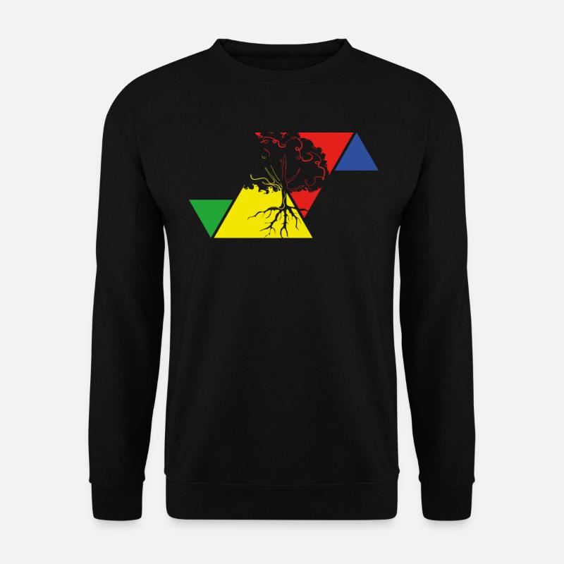 Umweltschutz Baum - Unisex Pullover - Schwarz