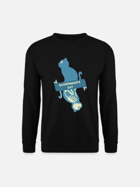 Schroedinger's Cat I Funny Dead or Alive - Unisex Pullover - Schwarz