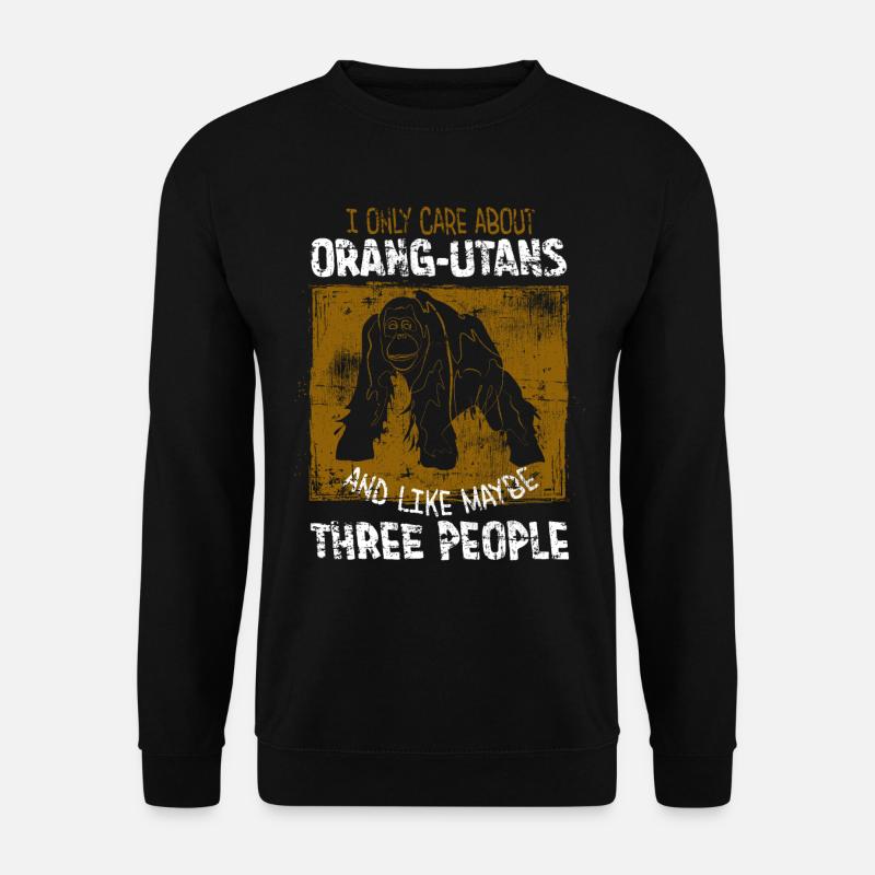 Orangutan - Unisex Sweatshirt - black