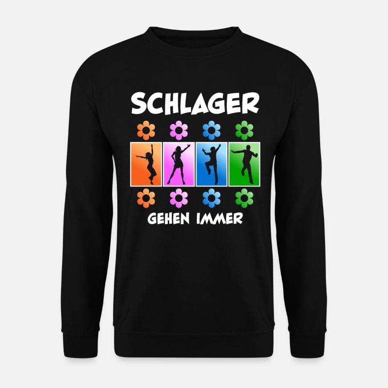 Schlager - Unisex Pullover - Schwarz