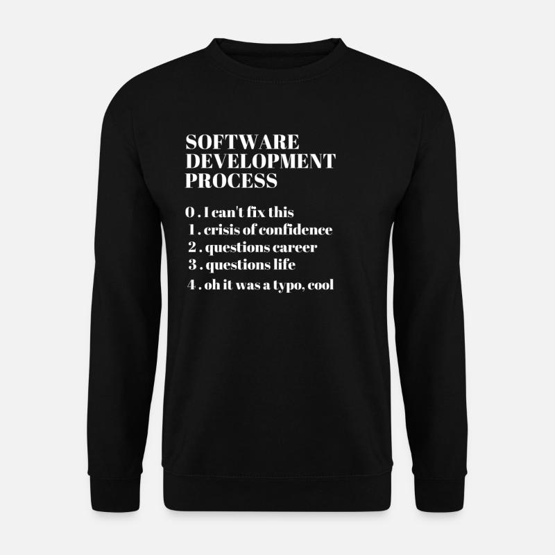 Softwareentwicklung Funny Coding Programming - Unisex Pullover - Schwarz