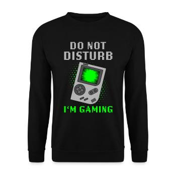 Gaming - Unisex Pullover - Schwarz - Vorne - Alina (178cm) & Michal (187cm)