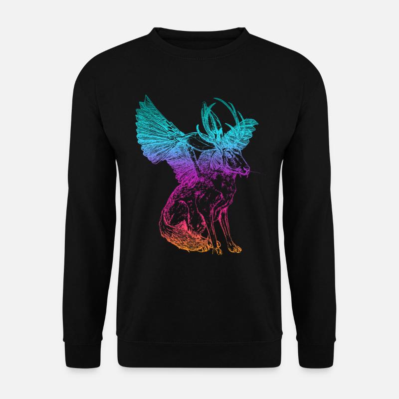 WOLPERTINGER - Unisex Sweatshirt - black