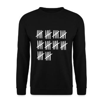 50 ans se sont écoulés - Sweat-shirt Unisexe - noir - Devant - Alina (178cm) & Michal (187cm)