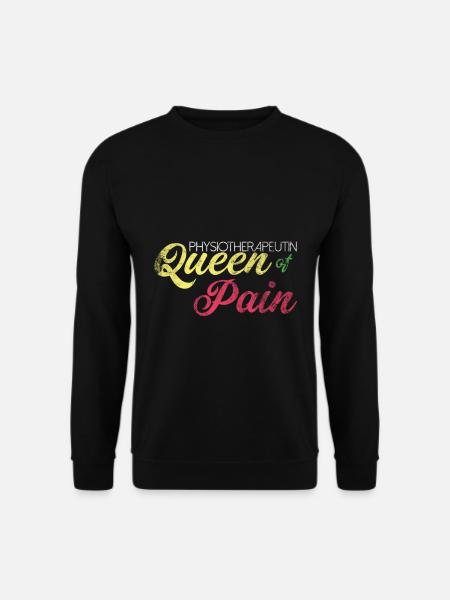 Physiotherapeutin Queen Of Pain Geschenk - Unisex Pullover - Schwarz