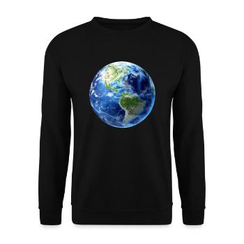 Planète terre - Sweat-shirt Unisexe - noir - Devant - Alina (178cm) & Michal (187cm)