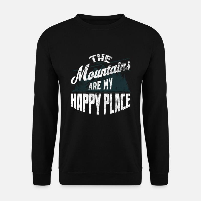 Berge - Unisex Pullover - Schwarz