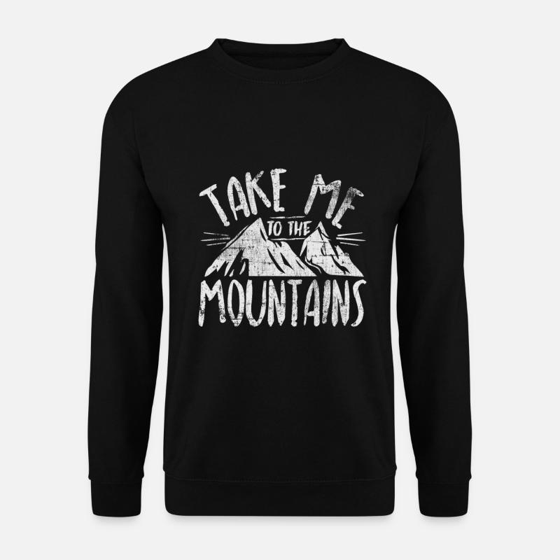 mountains - Unisex Sweatshirt - black