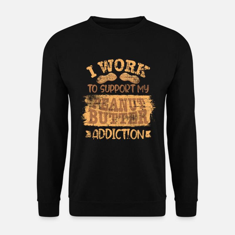 Peanut butter - Unisex Sweatshirt - black