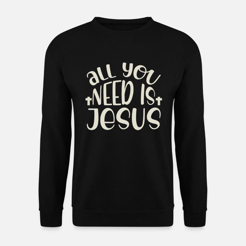 Jesus - Unisex Sweatshirt - black