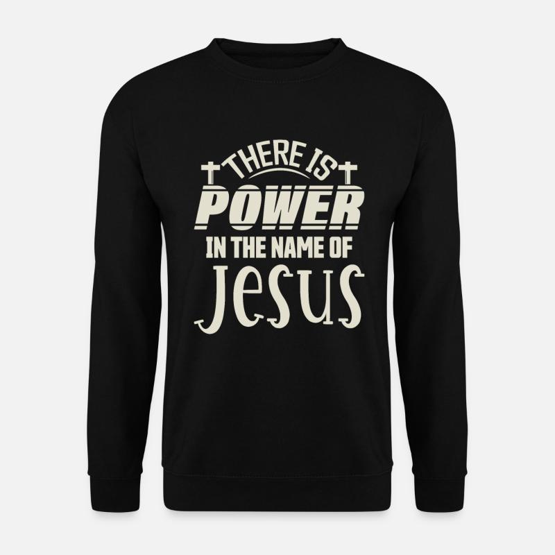 Jesus - Unisex Pullover - Schwarz