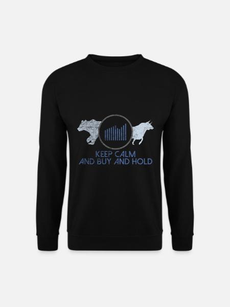 Buy And Hold Dividenden Kapitalist Geschenk - Unisex Pullover - Schwarz