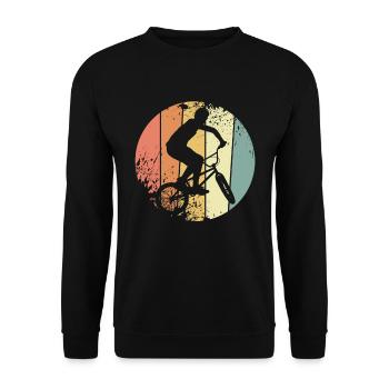 BMX - Sweat-shirt Unisexe - noir - Devant - Alina (178cm) & Michal (187cm)