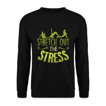 Yoga - Sweat-shirt Unisexe - noir - Devant - Alina (178cm) & Michal (187cm)