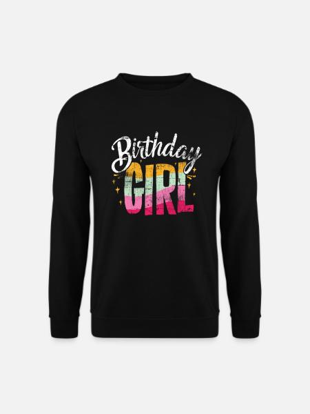Geburtstag Mädchen - Unisex Pullover - Schwarz