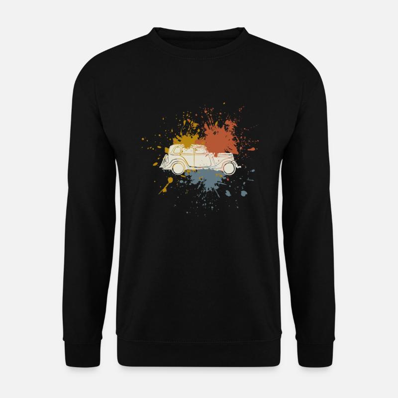 Auto retro - Unisex Pullover - Schwarz