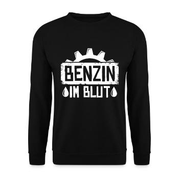 Auto - Unisex Pullover - Schwarz - Vorne - Alina (178cm) & Michal (187cm)