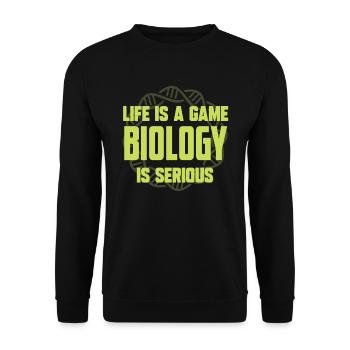 Biologie - Sweat-shirt Unisexe - noir - Devant - Alina (178cm) & Michal (187cm)