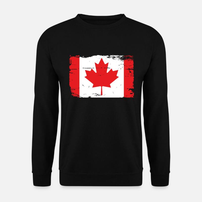Kanada Flagge - Unisex Pullover - Schwarz
