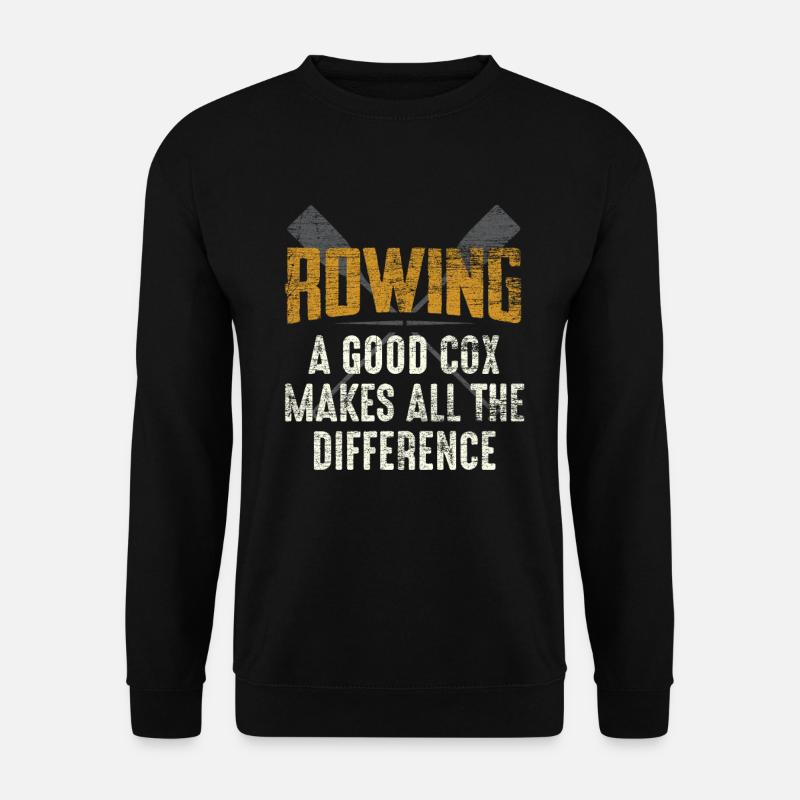 Rowing helmsman - Unisex Sweatshirt - black