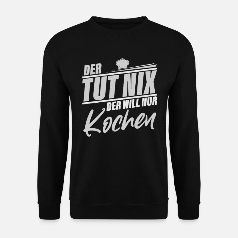Kochen - Unisex Pullover - Schwarz