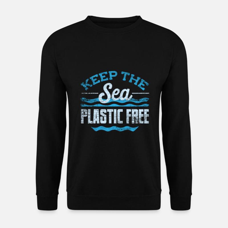 Plastic environmental protection - Unisex Sweatshirt - black