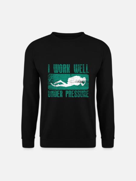 Tauchen - Unisex Pullover - Schwarz