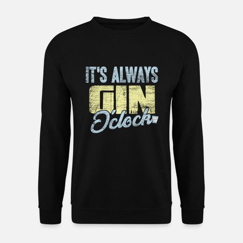 Gin - Unisex Pullover - Schwarz