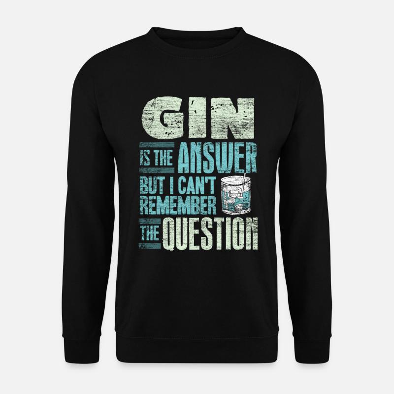 gin - Unisex Sweatshirt - black